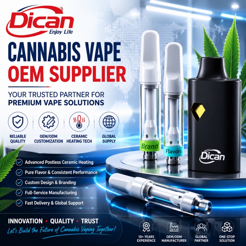 Ищете надежного OEM-поставщика вейпов с маслом каннабиса?